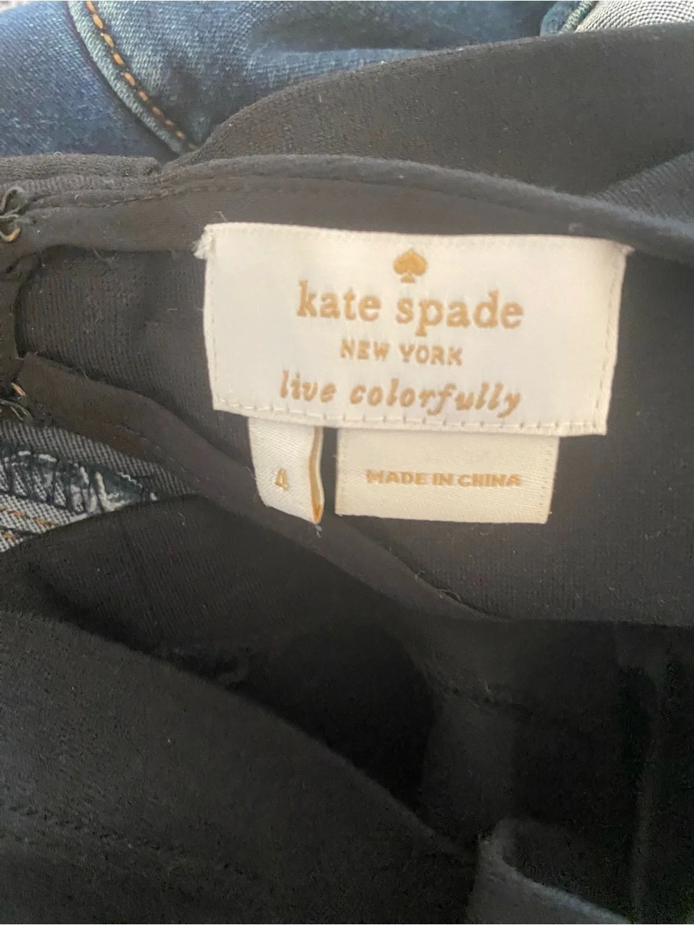 kate spade Black Sleeveless Peplum Tank Top